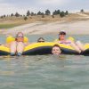 Cousins with Aunt Mer