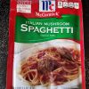McCormiks Italian Mushroom Spaghetti Sauce Mix