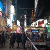 Heading to Time Square