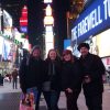 Hanging in time square