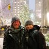 Snow at Rockefeller Center